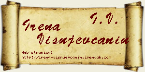 Irena Višnjevčanin vizit kartica